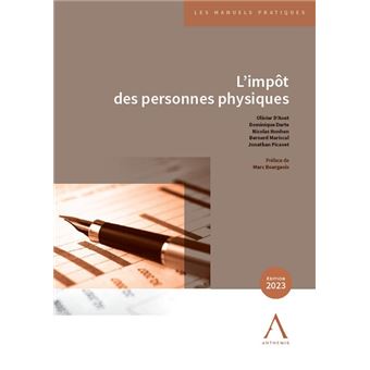 L'impôt des personnes physiques - 2023