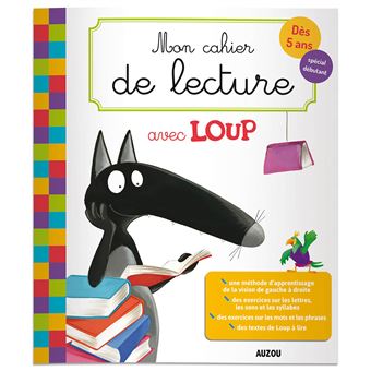 Mon cahier de lecture avec loup