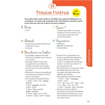 100 jeux pour aider son enfant en difficulté d'apprentissage
