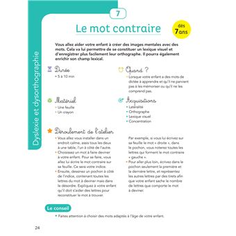 100 jeux pour aider son enfant en difficulté d'apprentissage