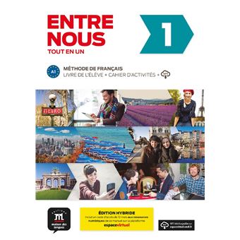 Entre nous,1 livre de l'eleve + mp3 + cahier d'activites