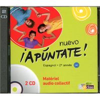 Nuevo Apuntate Espagnol Collège 2ème année 2012 CDs audio collectif