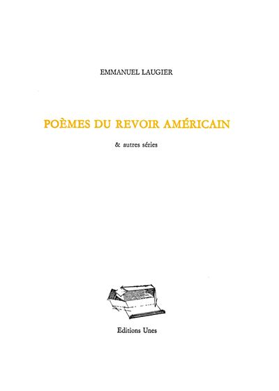 Poemes du revoir americain