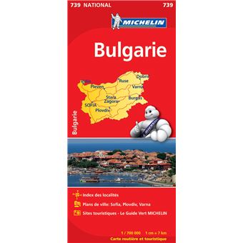Bulgaria - Michelin National Map 739 - 1