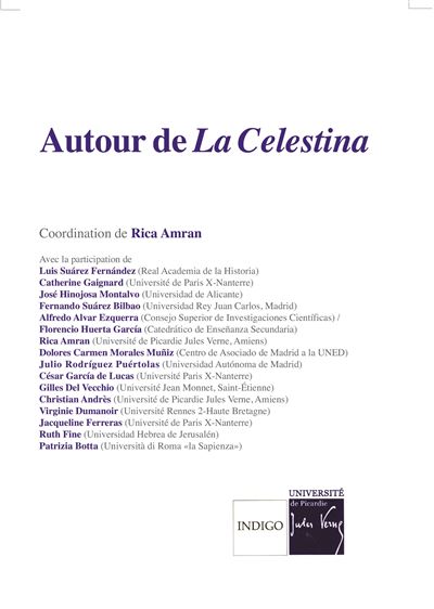 Autour de la Celestina - Rica Amran - broché