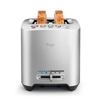 Grille-pain à 2 tranches Sage The Smart Toast STA825BAL2QEU1 1000 W Inox