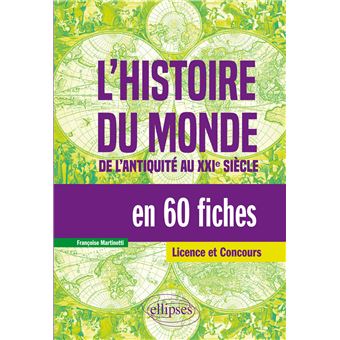 L'histoire du monde en 60 fiches - De l'antiquité au XXIe siècle