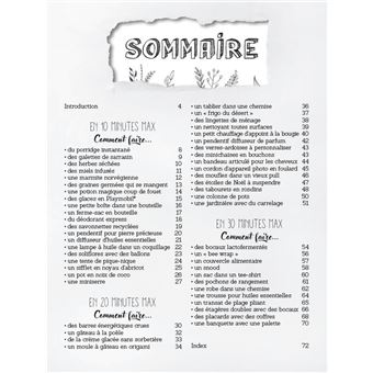 Tout faire soi-même en 30 minutes max