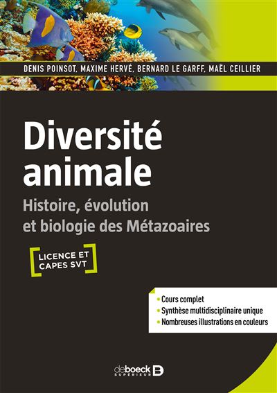 Diversité Animale Histoire, évolution Et Biologie Des Métazoaires ...