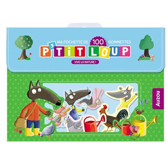 P'tit loup - ma pochette de 100 gommettes