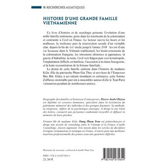 Histoire d'une grande famille vietnamienne