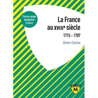 La France au XVIIIe siècle