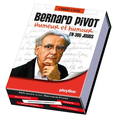 Calendrier 365 jours avec bernard pivot