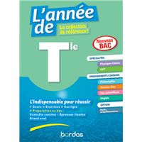 Physique Chimie Terminale Terminale Bac Livre Bd Soldes Fnac