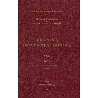 Documents diplomatiques français