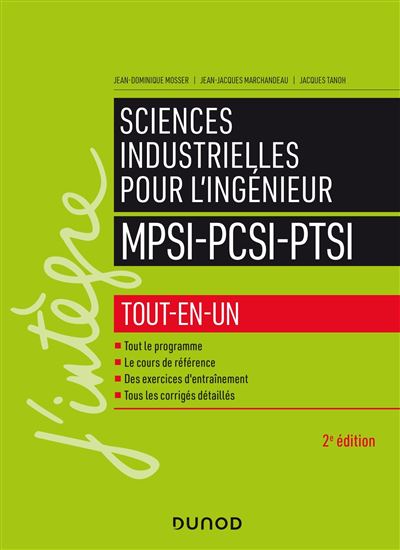 Sciences industrielles pour l'ingénieur tout-en-un MPSI-PCSI-PTSI