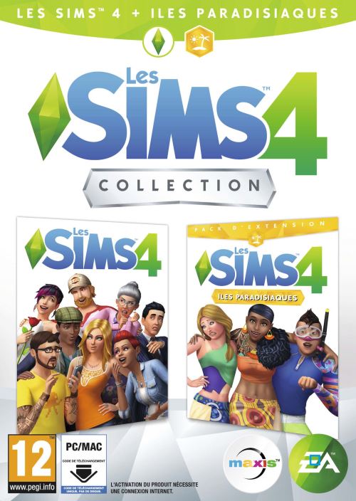 Jeu Les Sims 4 Collection 1 (PC/Mac) - Pack De Jeu + 2 Kits D'objets Inclus, Neuf Sous Blister