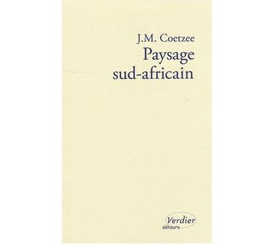 Paysage sud-africain - John Maxwell Coetzee - broché