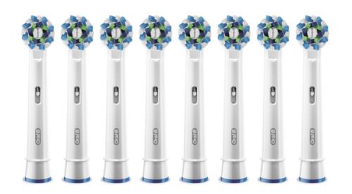 ORAL B 8 BROSSETTES DE RECHANGE CROSSACT