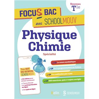 Focus bac physique-chimie specialite terminale