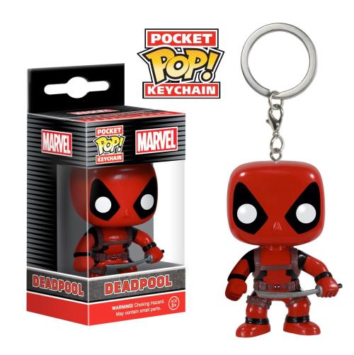 Porte-clés Funko Pocket Pop Marvel Deadpool 4 cm