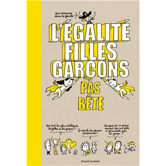 L'égalité filles-garçons pas bête
