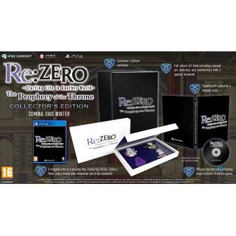 Re:ZERO Starting Life in Another World The Prophecy of the Throne Collector's Edition PS4