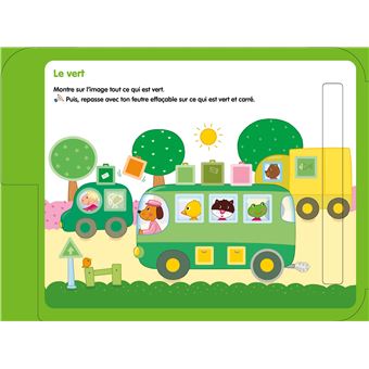 Les livres-ardoises - Mes premières formes et couleurs