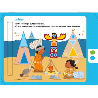 Les livres-ardoises - Mes premières formes et couleurs