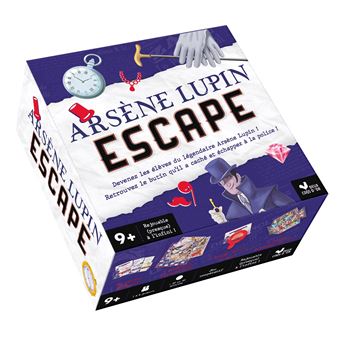 Arsène Lupin Escape - boîte avec cartes et accessoires