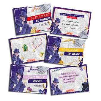 Arsène Lupin Escape - boîte avec cartes et accessoires