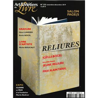 Art et métiers du livre N°335  Joëlle Bocel - novembre 2019