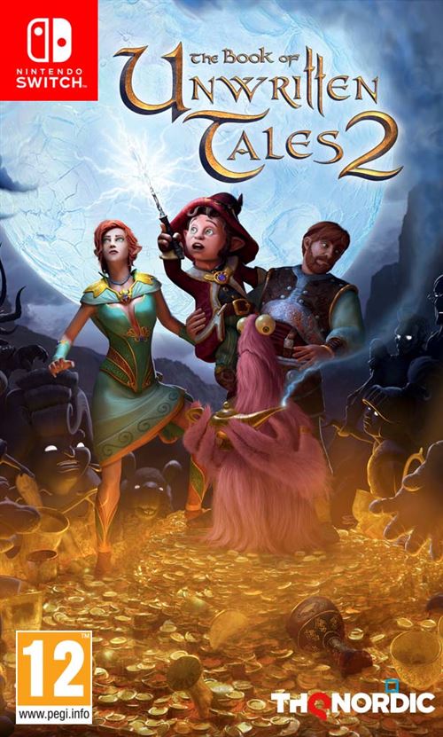 Pochette avant du jeu The Book of Unwritten Tales 2 Nintendo Switch