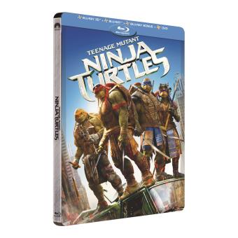 Ninja TurtlesNinja Turtles - Steelbook Combo Blu-Ray 3D + Blu-Ray du film + Blu-Ray bonus + DVD