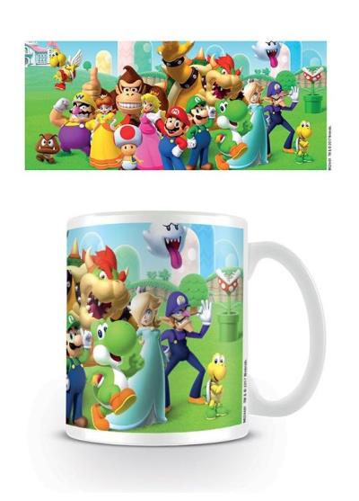 NINTENDO-MUG-300 ML-SUPER MARIO MUSHROOM KINGDOM