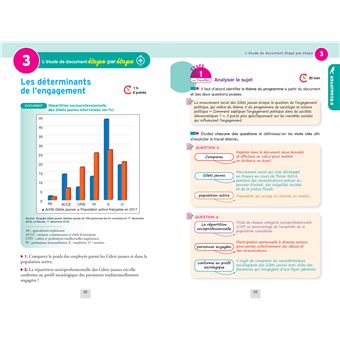 Annales du bac Annabac 2024 SES Tle générale (spécialité)