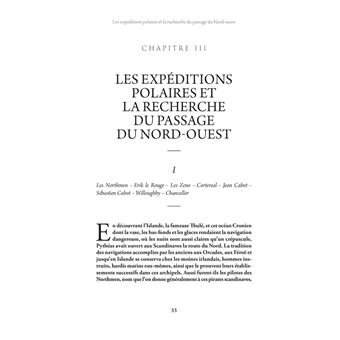 Des conquistadores aux pôles