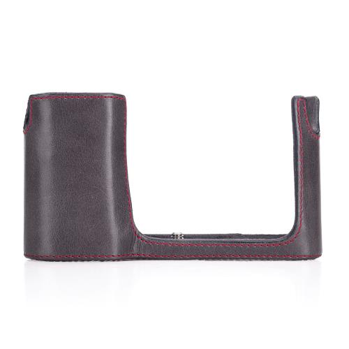 Housse De Protection En Cuir Stone Grey Pour Leica Tl