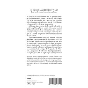 Ce qui est sans être tout à fait