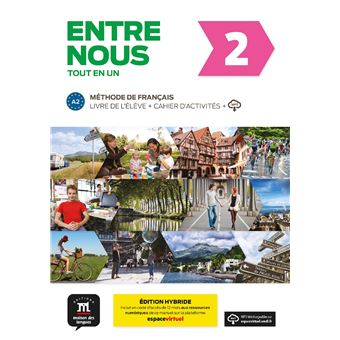 Entre nous,2 livre de l'eleve + mp3 + cahier d'activites