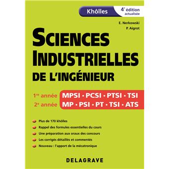 Sciences industrielles de l'ingénieur (2019) - Manuel élève
