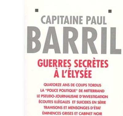 Guerres secretes a l'elysee