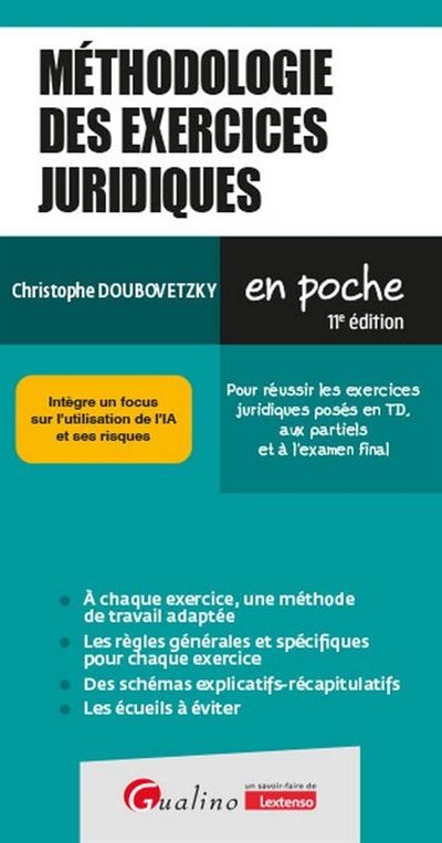 Méthodologie des exercices juridiques 6ème édition