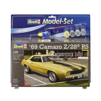 Kit Maquette Chevrolet Camaro Z/28 RS 1969 - Échelle 1:25 Revell (Plastique, Neuf)