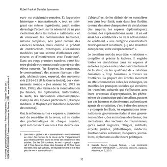 Histoires globales