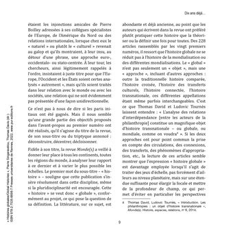 Histoires globales
