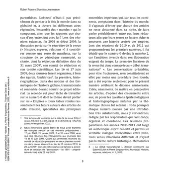 Histoires globales
