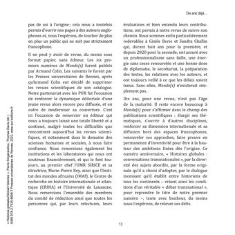 Histoires globales