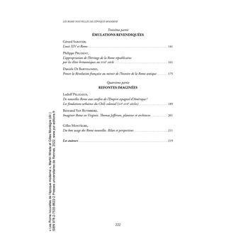 Les Rome nouvelles de l'époque moderne