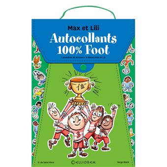 Max et LiliPochette autocollants 100% foot